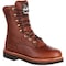 Georgia Boot Farm & Ranch, Men's Lacer Work Boot, 13 W, SPR Leather, 8 in Height, Barracuda Walnut G7014 - alternate 1